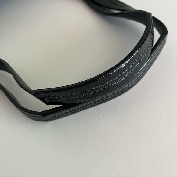 Coach • Solid Black Alex Patent Leather Shoulder Bag Purse - Picture 11 of 12